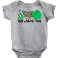 Peace Love Cookie Scout For Girls Bakery Cookie Season T Shirt Baby Bodysuit | Artistshot