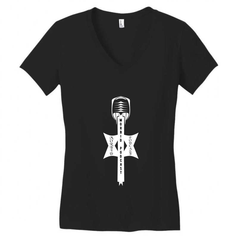 Morbid Podcast Women's V-Neck T-Shirt by Draxla store | Artistshot