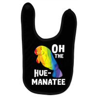 Oh The Hue Manatee   Zookeeper Marine Biologist Zoologist T Shirt Baby Bibs | Artistshot