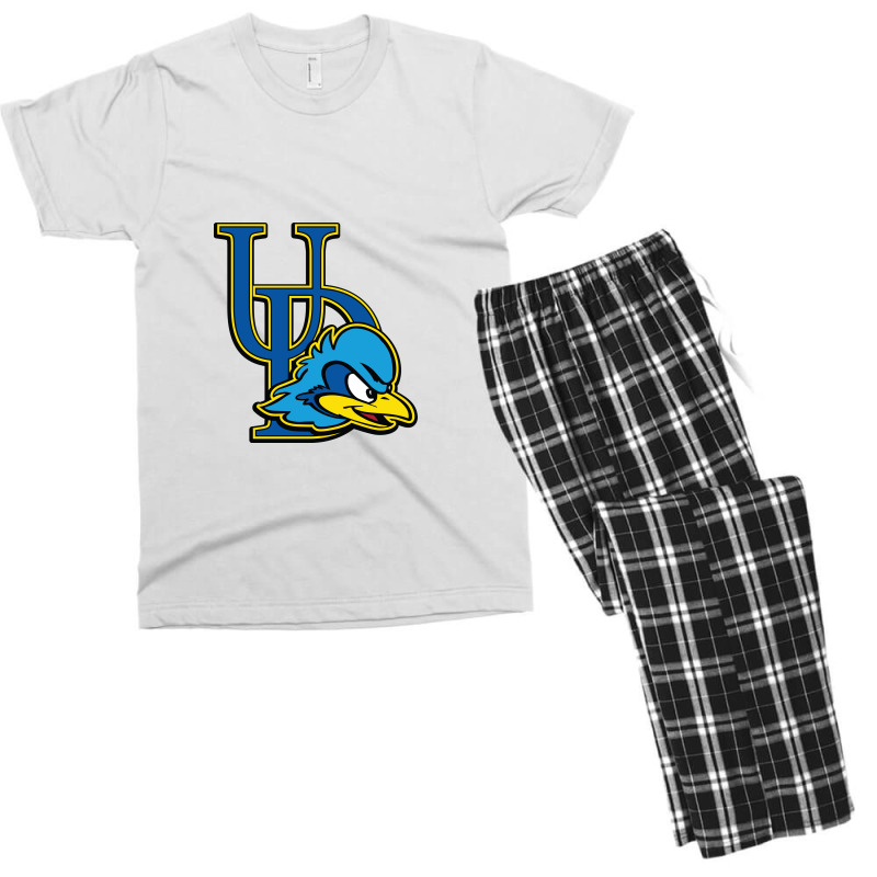 Delaware Fightin' Blue Hens Men's T-shirt Pajama Set | Artistshot