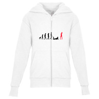 Evolution Of Mistress Submissive Dominatrix Youth Zipper Hoodie | Artistshot