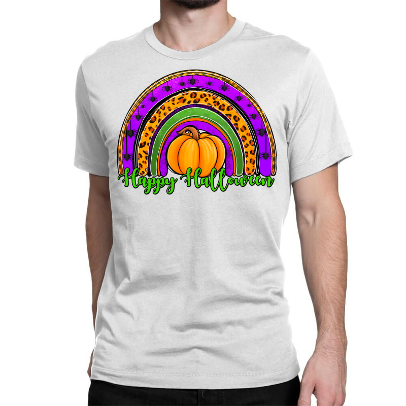 Happy Halloween Rainbow Classic T-shirt by Jasminsmagicworld | Artistshot