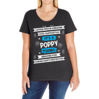 It's A Poppy Thing Ladies Curvy T-shirt | Artistshot