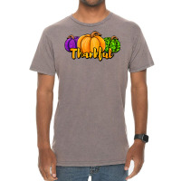 Halloween Pumpkins Thankful Vintage T-shirt | Artistshot