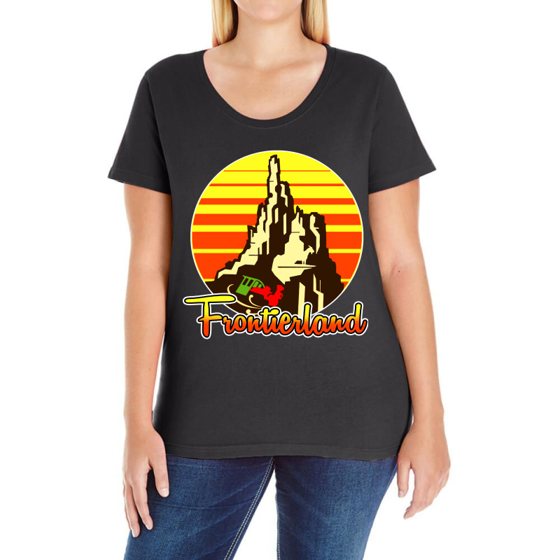 Big Thunder Mountain Railroad Ladies Curvy T-Shirt by Aleyza Store | Artistshot