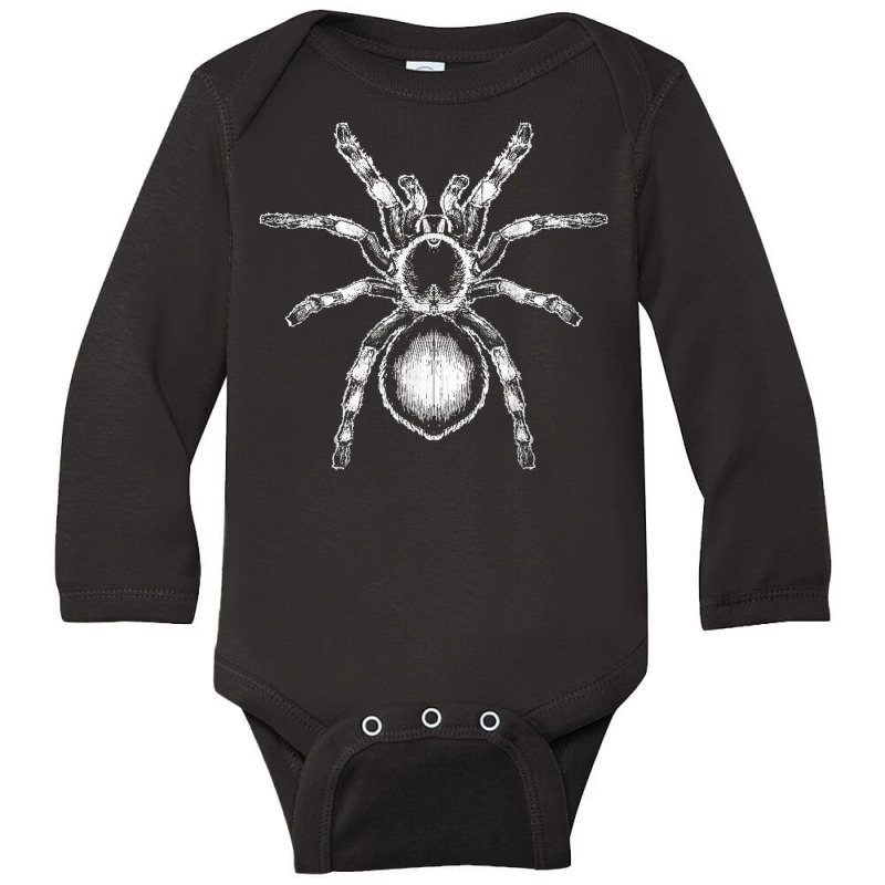 Tarantula Huge Spider Phobia Halloween Costume Arachnophobia T Shirt Long Sleeve Baby Bodysuit | Artistshot