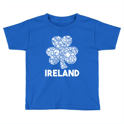 Ireland Shamrock Saint Patrick's Day Toddler T-shirt Designed By Kiwonxtees