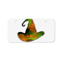leopard witch hat Bicycle License Plate | Artistshot