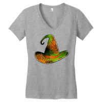 Leopard Witch Hat Women's V-neck T-shirt | Artistshot