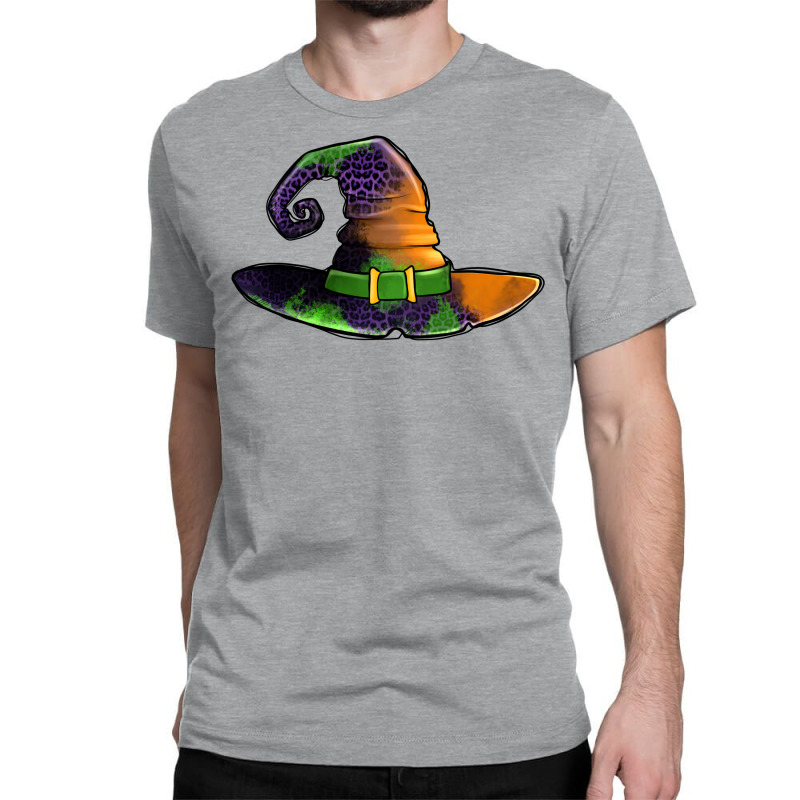 Purple Leopard Witch Hat Classic T-shirt | Artistshot