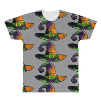 Purple Leopard Witch Hat All Over Men's T-shirt | Artistshot
