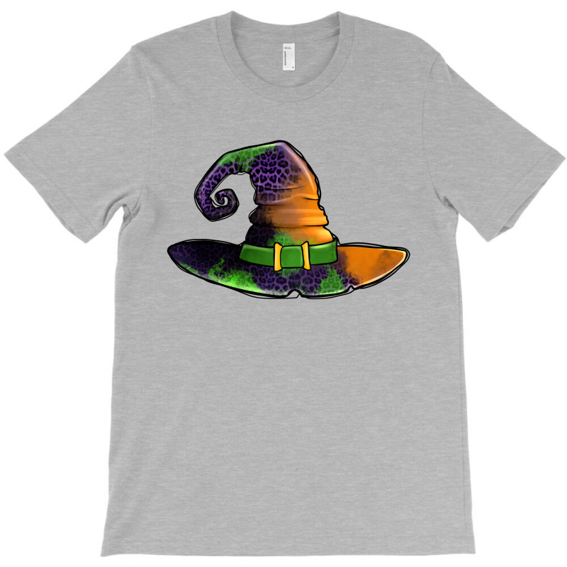Purple Leopard Witch Hat T-shirt | Artistshot