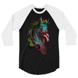 zombie horse new 3/4 Sleeve Shirt | Artistshot