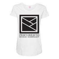 Pentimento Records Maternity Scoop Neck T-shirt | Artistshot