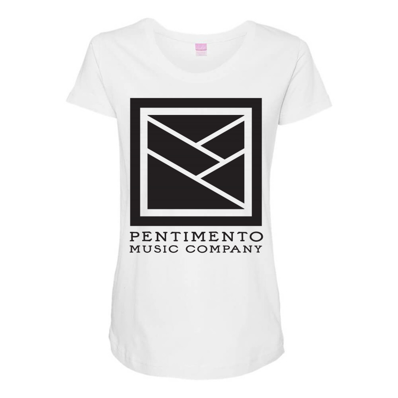 Pentimento Records Maternity Scoop Neck T-shirt by ArthurJKurth | Artistshot