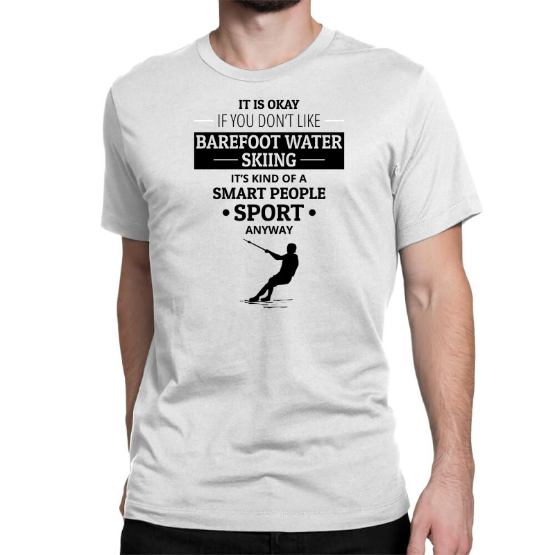 Barefoot Skiing Water Sport Motorboat Classic T-shirt by Tasteful Tees | Artistshot