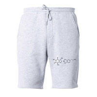 Caffeine Equals Happiness   Molecule Dopamine Science Shirt Fleece Short | Artistshot