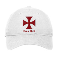 Deus Vult Templar Order Knights Templar Holy Cross Helmet T Shirt Adjustable Cap | Artistshot