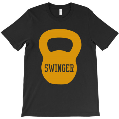 Kettlebell Swinger T-shirt Designed By Joo Joo Designs