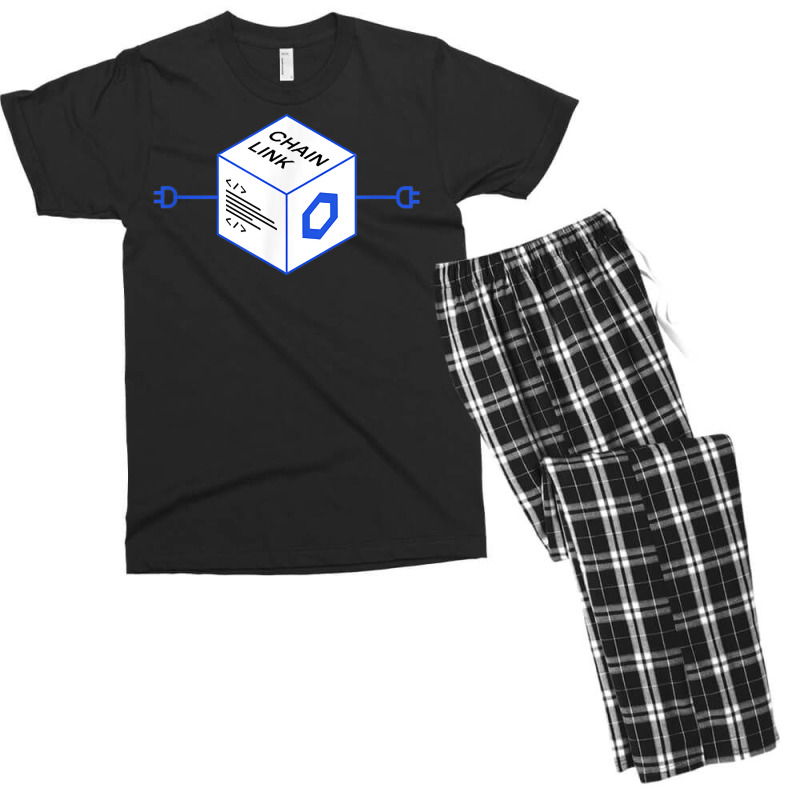 Chainlink Crypto Link Cryptocurrency Connecting The World T Shirt Men's T-shirt Pajama Set by rainandehay | Artistshot