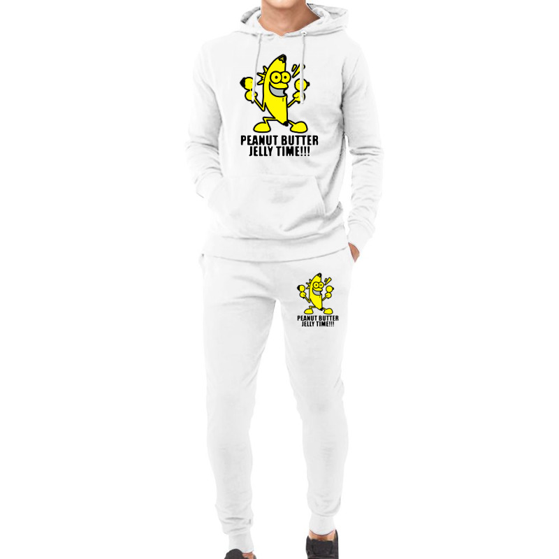 Peanut Butter Jelly Time Banana Hoodie & Jogger Set | Artistshot