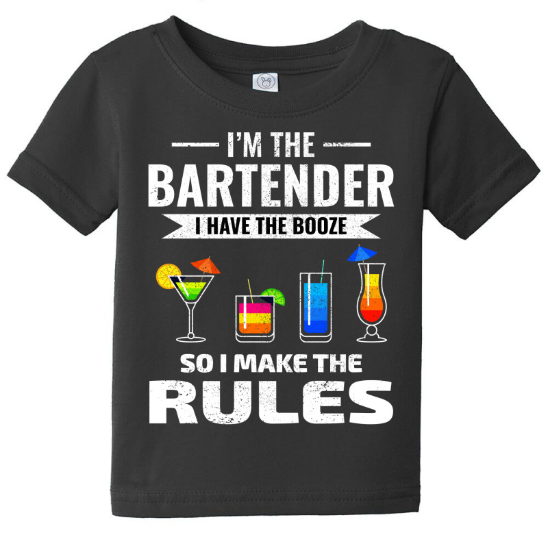 Bartender Barkeep Barman Barmaid Mixologist Funny Baby Tee by Tasteful Tees | Artistshot