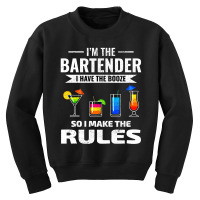 Bartender Barkeep Barman Barmaid Mixologist Funny Youth Sweatshirt | Artistshot