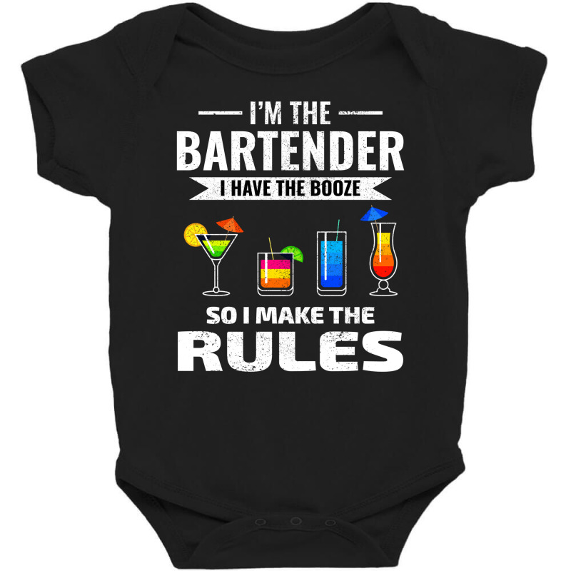 Bartender Barkeep Barman Barmaid Mixologist Funny Baby Bodysuit by Tasteful Tees | Artistshot