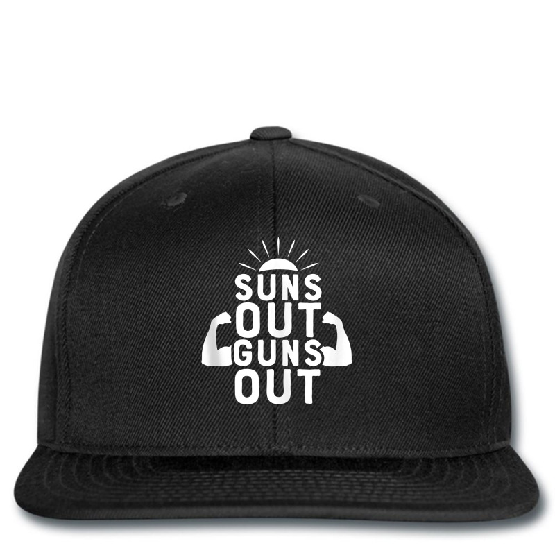 Suns Out Guns Out Funny Beach Summer Vacation For Men Women Tank Top Printed hat by manviwadlington | Artistshot