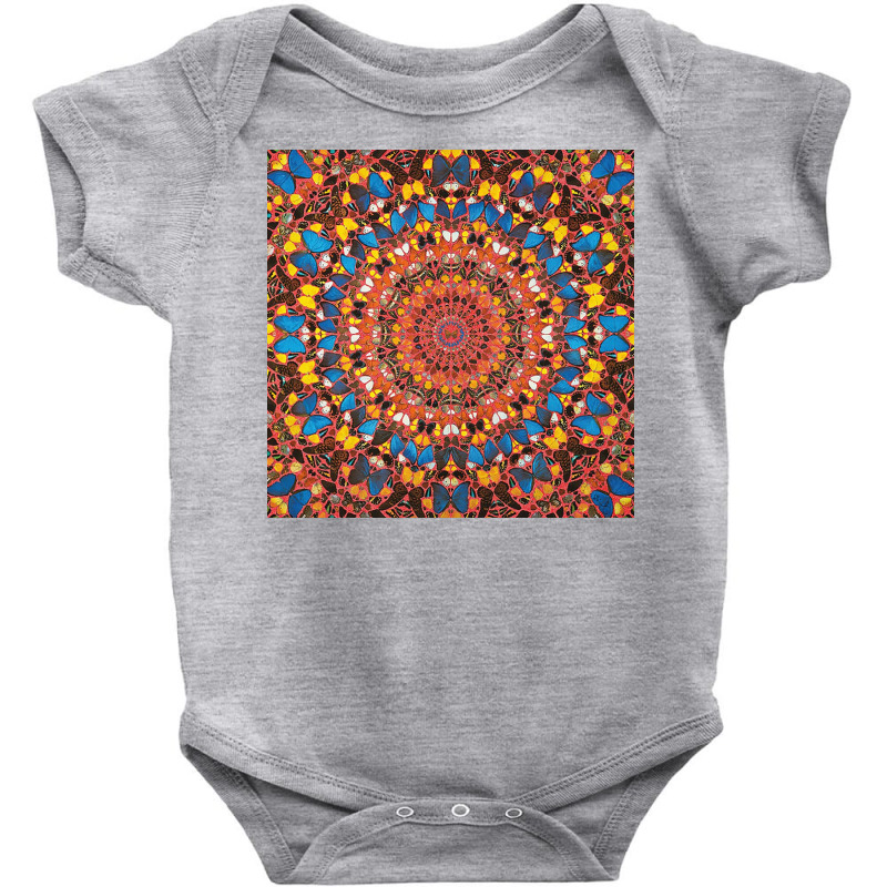 Damien Hirst   Cathedral Print, Santiago De Compostela Baby Bodysuit | Artistshot