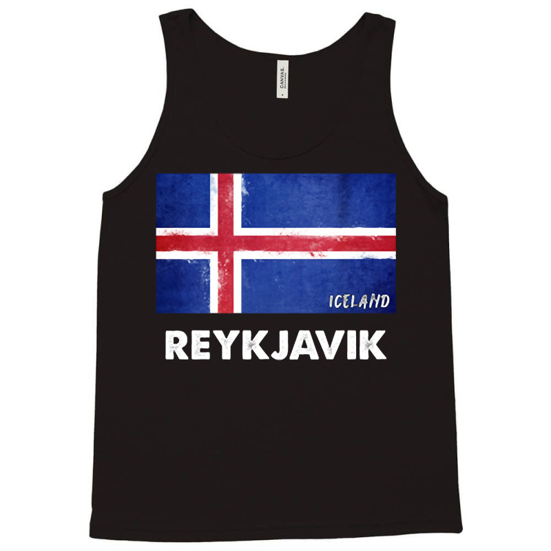 Reykjavik Iceland Flag Shirt  Reykjavik Long Sleeve T Shirt Tank Top by erinlorrai | Artistshot