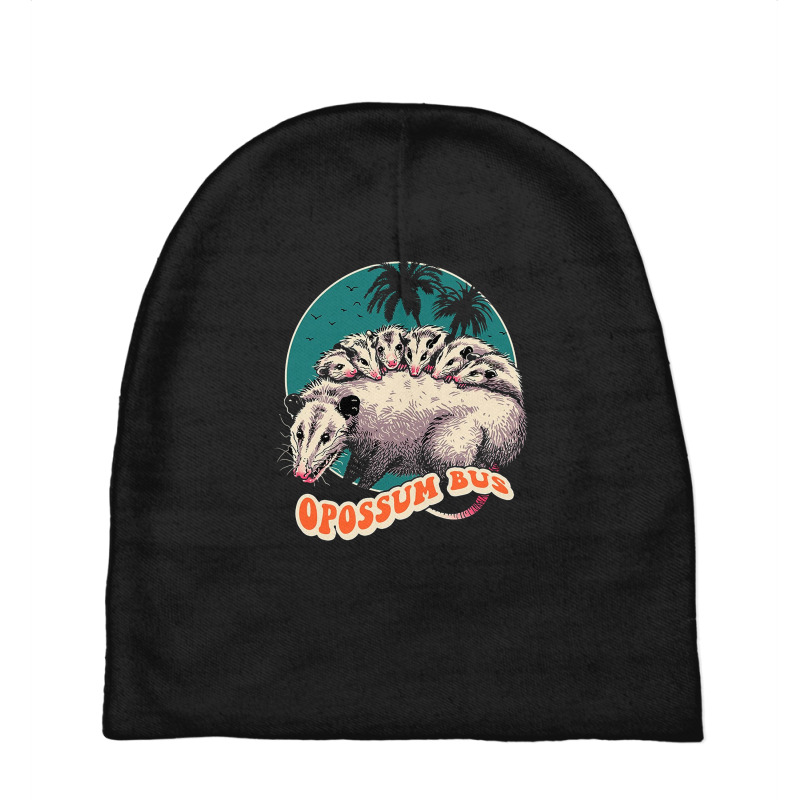 Opossum Bus Baby Beanies | Artistshot