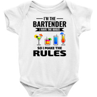 Bartender Barkeep Barman Barmaid Mixologist Funny Baby Bodysuit | Artistshot