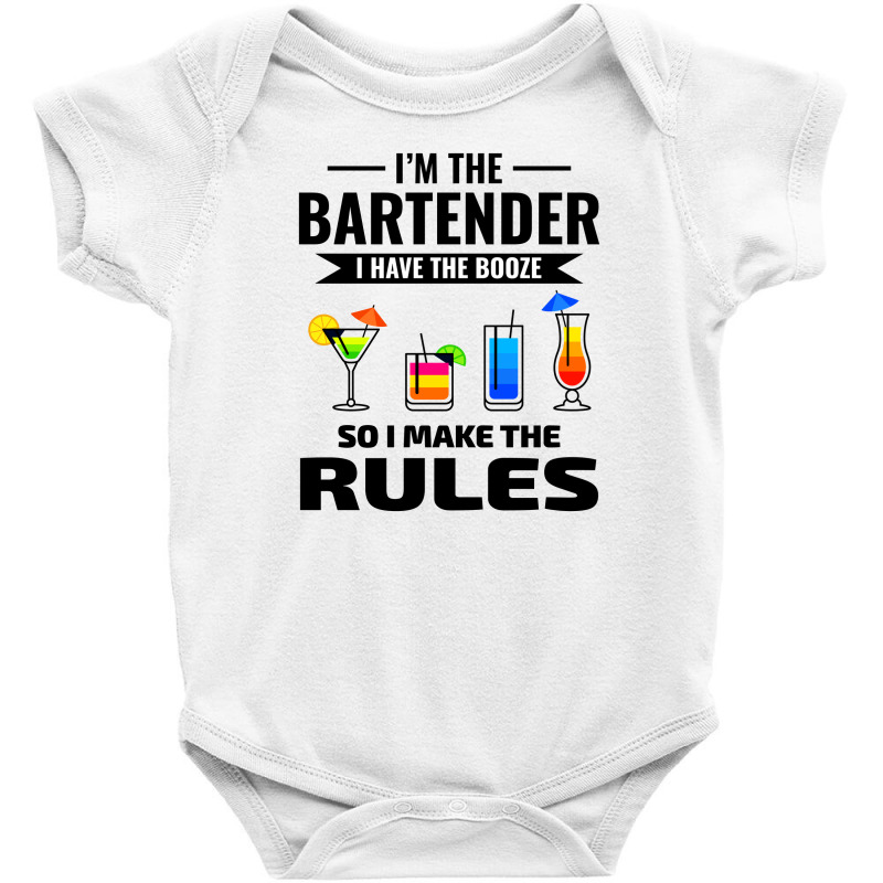 Bartender Barkeep Barman Barmaid Mixologist Funny Baby Bodysuit by Tasteful Tees | Artistshot