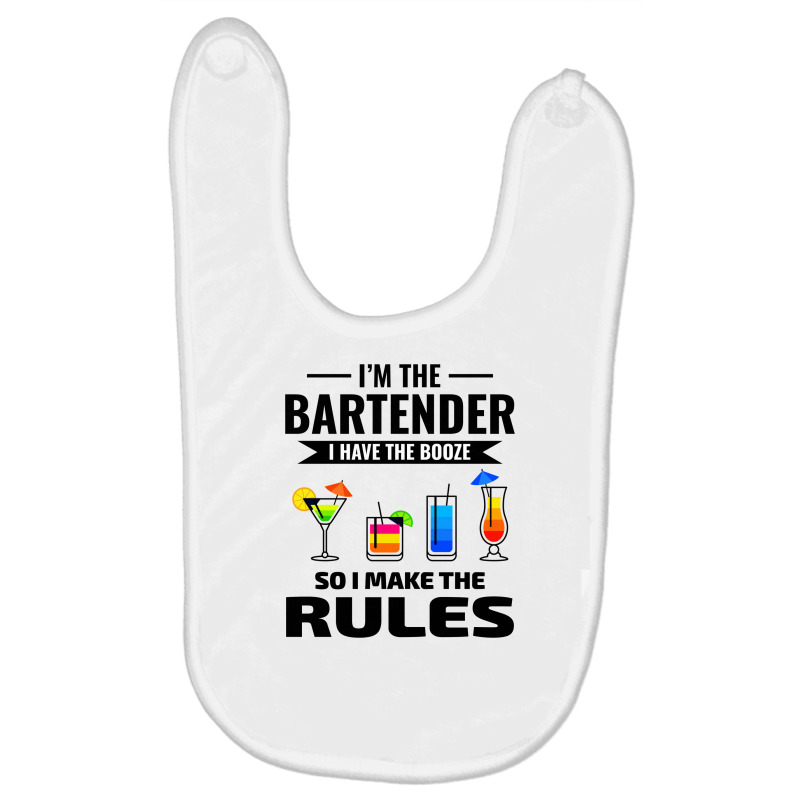 Bartender Barkeep Barman Barmaid Mixologist Funny Baby Bibs by Tasteful Tees | Artistshot