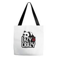 Lazy But Crazy Tote Bags | Artistshot