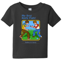 My First Knife Fight Baby Tee | Artistshot