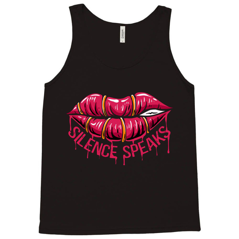 Silence Speaks Tank Top | Artistshot