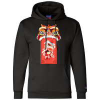 Chinese New Years For Men Dancing Tiger Dragon T Shirt Champion Hoodie | Artistshot