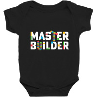 Master Builder Building Blocks Brick Builders Toys Baby Bodysuit | Artistshot