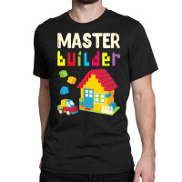 Cool Master Builder Funny Building Blocks Gift Men Women Classic T-shirt | Artistshot