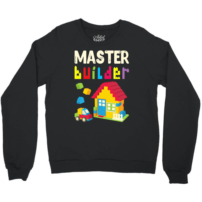 Cool Master Builder Funny Building Blocks Gift Men Women Crewneck Sweatshirt | Artistshot