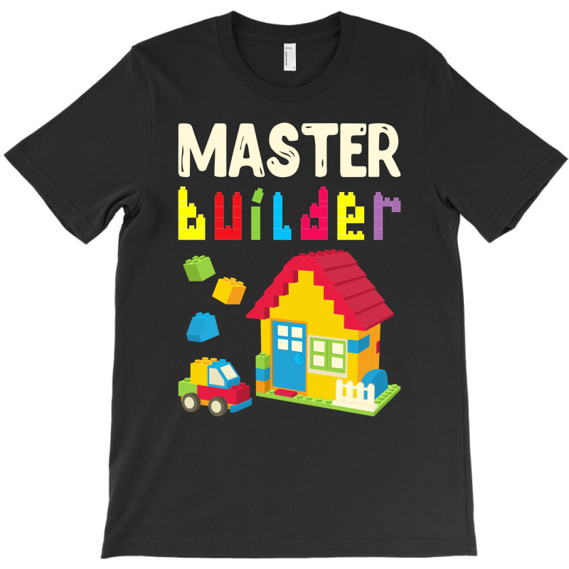 Cool Master Builder Funny Building Blocks Gift Men Women T-shirt | Artistshot