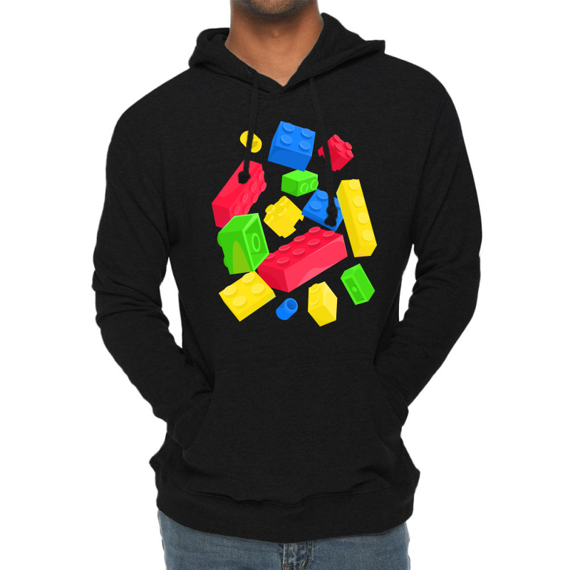 Falling Toy Bricks Essential Lightweight Hoodie by CarambaArt | Artistshot