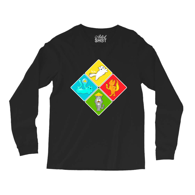 The Four Elements Of The Cat Long Sleeve Shirts | Artistshot