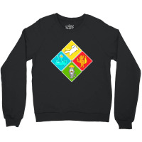 The Four Elements Of The Cat Crewneck Sweatshirt | Artistshot