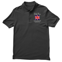 British Mom Quote   United Kingdom Great Britain Flag T Shirt Men's Polo Shirt | Artistshot