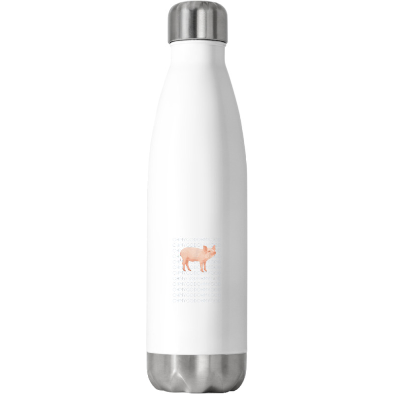 Oh My God Pig Stainless Steel Water Bottle | Artistshot