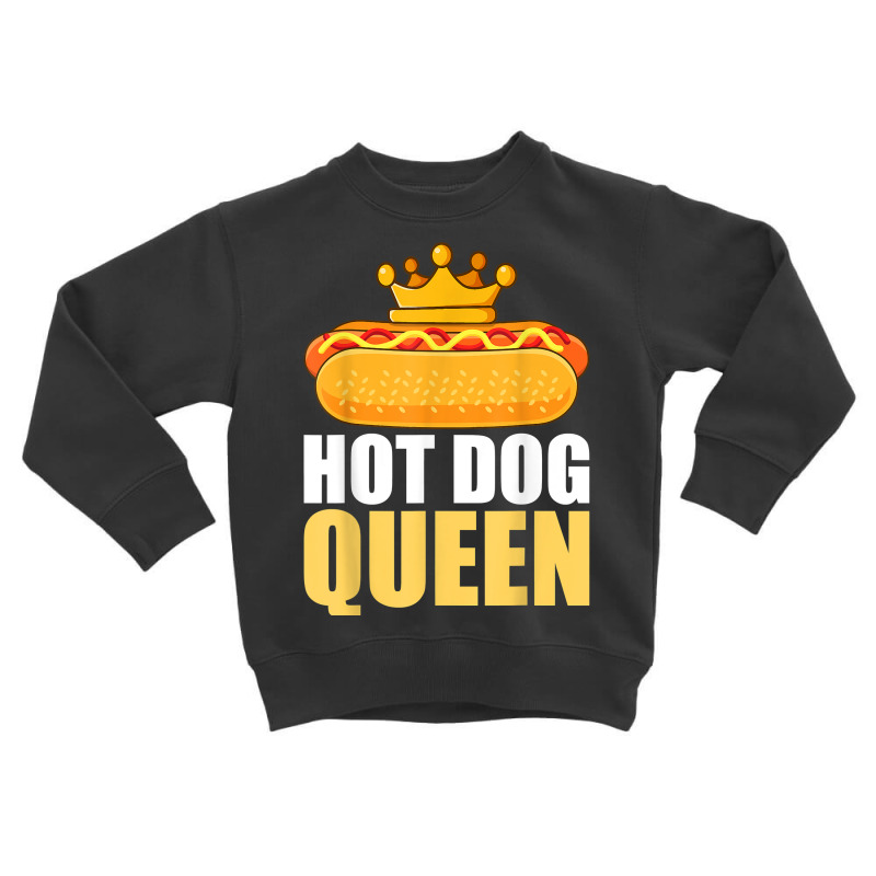 Funny Hot Dog For Women Girls Grilled Wiener Sausage Buns T Shirt Toddler Sweatshirt by copedoire | Artistshot