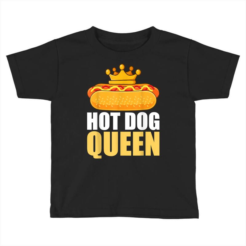 Funny Hot Dog For Women Girls Grilled Wiener Sausage Buns T Shirt Toddler T-shirt by copedoire | Artistshot